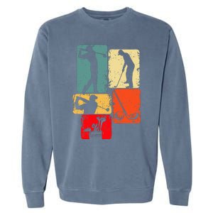 Golf Club Golfer Golfing Garment-Dyed Sweatshirt