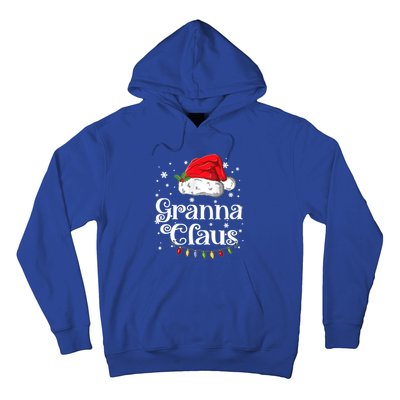 Granna Claus Great Gift Christmas Pajama Family Matching Xmas Gift Hoodie