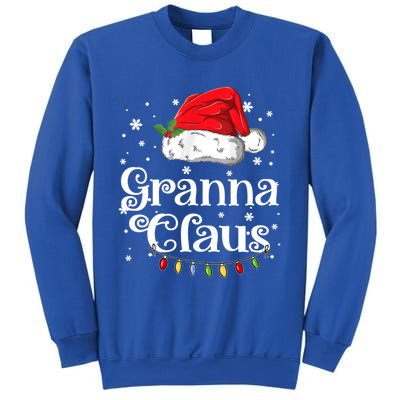 Granna Claus Great Gift Christmas Pajama Family Matching Xmas Gift Sweatshirt