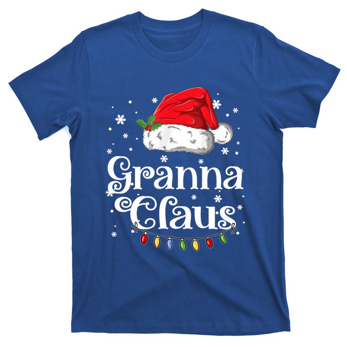 Granna Claus Great Gift Christmas Pajama Family Matching Xmas Gift T-Shirt