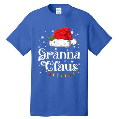 Granna Claus Great Gift Christmas Pajama Family Matching Xmas Gift Tall T-Shirt