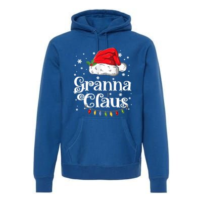 Granna Claus Great Gift Christmas Pajama Family Matching Xmas Gift Premium Hoodie