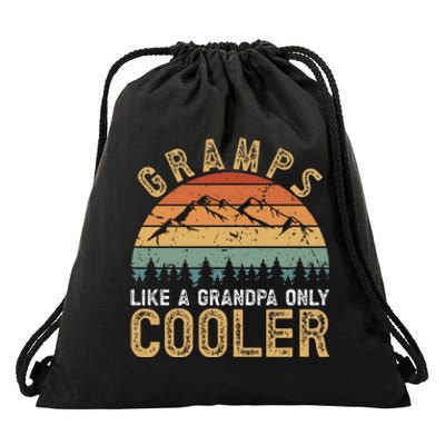 Gramps Cool Gramps Grandpa Gramps Grandfather Drawstring Bag