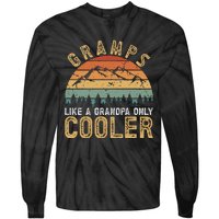 Gramps Cool Gramps Grandpa Gramps Grandfather Tie-Dye Long Sleeve Shirt