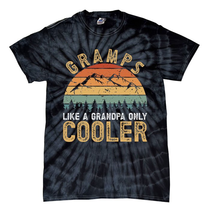 Gramps Cool Gramps Grandpa Gramps Grandfather Tie-Dye T-Shirt