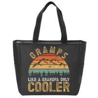 Gramps Cool Gramps Grandpa Gramps Grandfather Zip Tote Bag