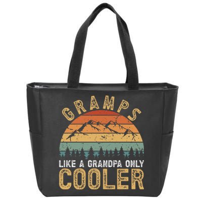 Gramps Cool Gramps Grandpa Gramps Grandfather Zip Tote Bag