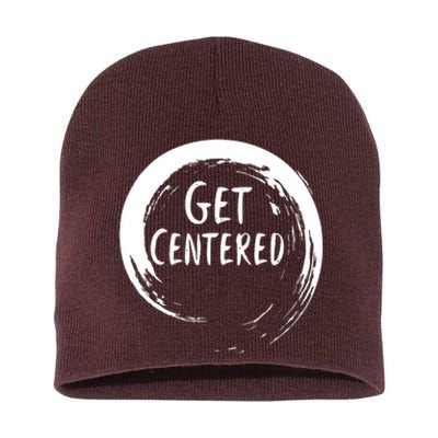 Get Centered Short Acrylic Beanie