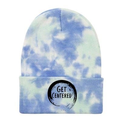 Get Centered Tie Dye 12in Knit Beanie