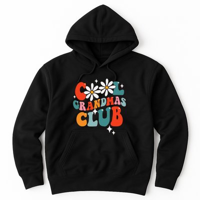 Groovy Cool Grandmas Club Funny Smile Hoodie