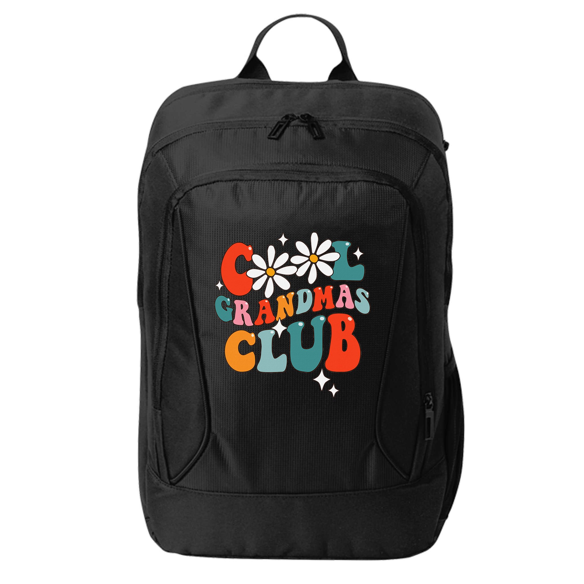 Groovy Cool Grandmas Club Funny Smile City Backpack