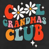 Groovy Cool Grandmas Club Funny Smile Adult Drive Performance Visor