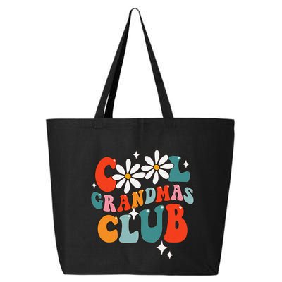 Groovy Cool Grandmas Club Funny Smile 25L Jumbo Tote