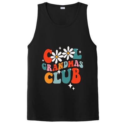 Groovy Cool Grandmas Club Funny Smile PosiCharge Competitor Tank