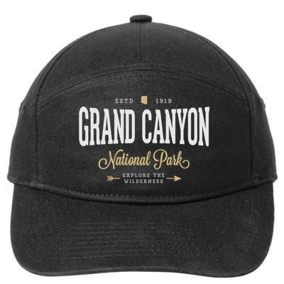 Grand Canyon Gift Grand Canyon National Park Funny Gift Us 7-Panel Snapback Hat