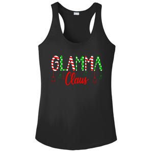 Glamma Claus Gift Family Matching Christmas Pajamas Gift Ladies PosiCharge Competitor Racerback Tank