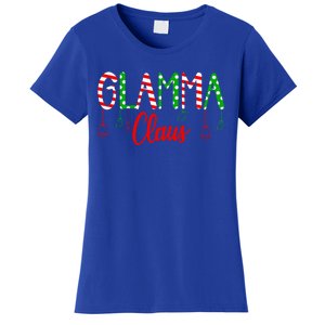 Glamma Claus Gift Family Matching Christmas Pajamas Gift Women's T-Shirt