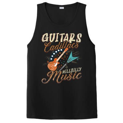 Guitars Cadillacs Hillbilly Music Country Songs And Music PosiCharge Competitor Tank