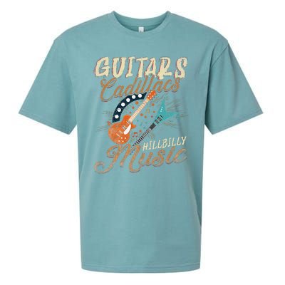 Guitars Cadillacs Hillbilly Music Country Songs And Music Sueded Cloud Jersey T-Shirt