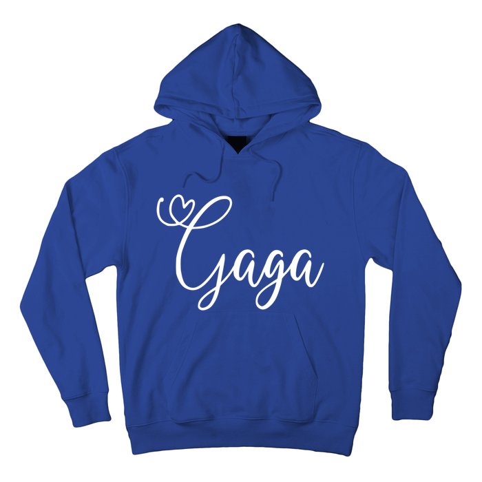 Gaga Cute Heart Grandma Gift Hoodie