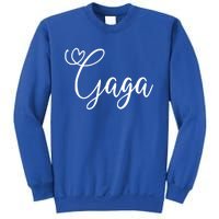 Gaga Cute Heart Grandma Gift Sweatshirt