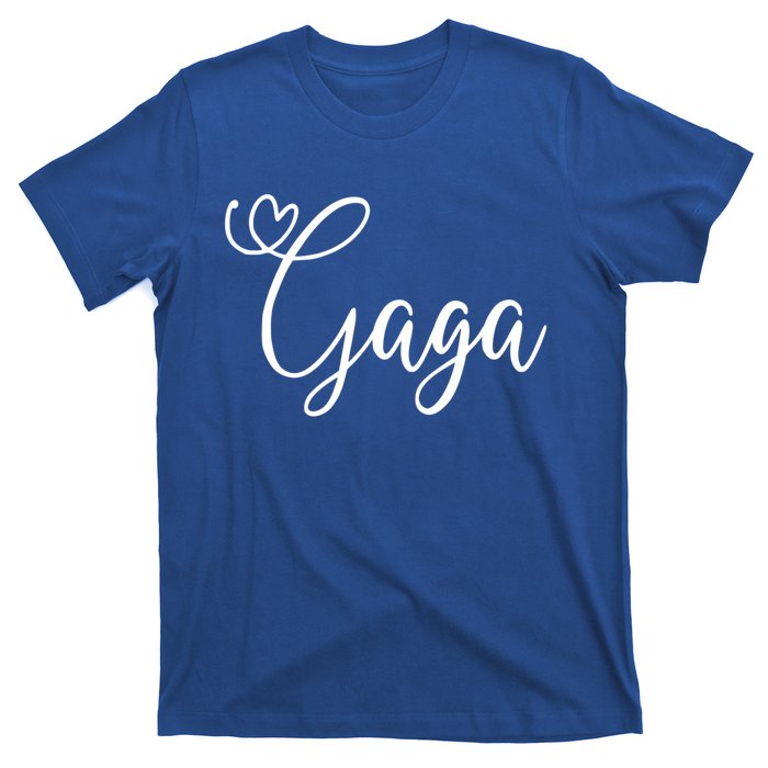 Gaga Cute Heart Grandma Gift T-Shirt