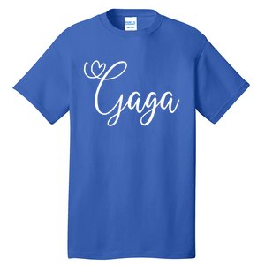 Gaga Cute Heart Grandma Gift Tall T-Shirt