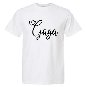 Gaga Cute Heart Grandma Gift Garment-Dyed Heavyweight T-Shirt