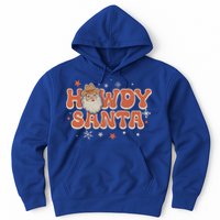 Groovy Christmas Howdy Santa Xmas Cute Cow Santa Claus Cute Gift Hoodie