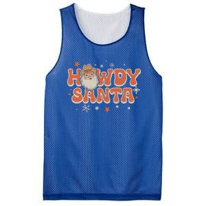 Groovy Christmas Howdy Santa Xmas Cute Cow Santa Claus Cute Gift Mesh Reversible Basketball Jersey Tank