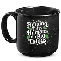 Groovy Cute Helping Tiny Humans Do Big Things funny 15oz Campfire Ceramic Mug
