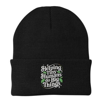 Groovy Cute Helping Tiny Humans Do Big Things funny Beanie