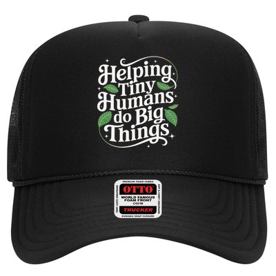 Groovy Cute Helping Tiny Humans Do Big Things funny Trucker Hat
