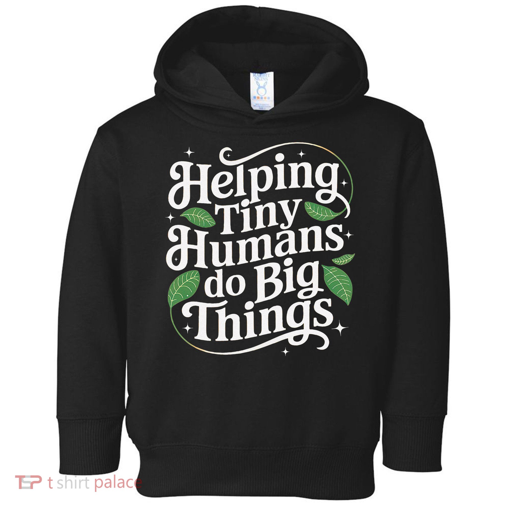 Groovy Cute Helping Tiny Humans Do Big Things funny Toddler Hoodie