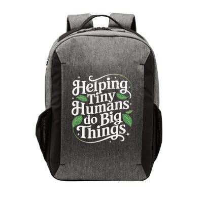 Groovy Cute Helping Tiny Humans Do Big Things funny Vector Backpack