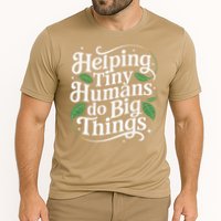 Groovy Cute Helping Tiny Humans Do Big Things funny Performance Shirt