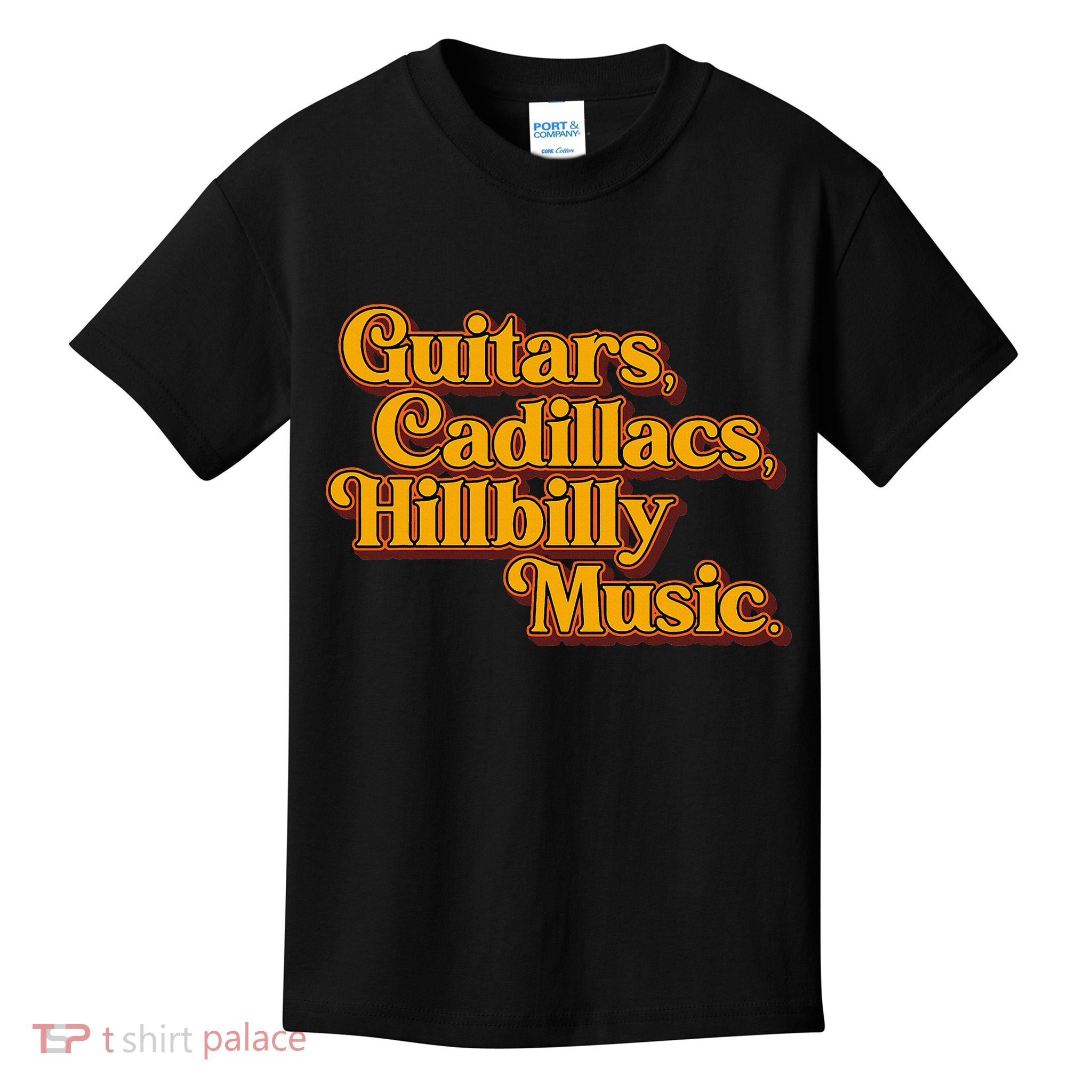 Guitars Cadillacs Hillbilly Music Apparel Kids T-Shirt