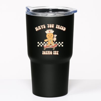 Gingerbread Checker Have You Tried Icing It Registered Tumbler