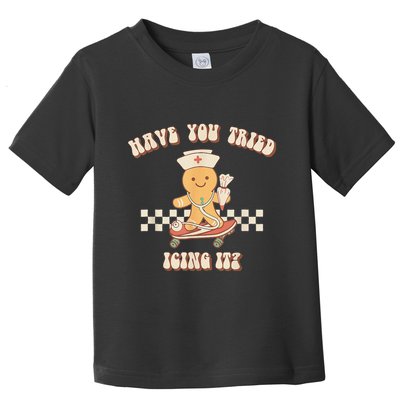 Gingerbread Checker Have You Tried Icing It Registered Toddler T-Shirt