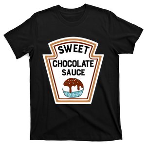 Group Condiments Halloween Costume Sweet Chocolate Sauce T-Shirt