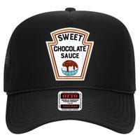 Group Condiments Halloween Costume Sweet Chocolate Sauce High Crown Mesh Back Trucker Hat