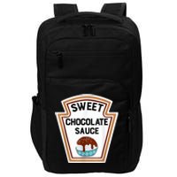 Group Condiments Halloween Costume Sweet Chocolate Sauce Impact Tech Backpack