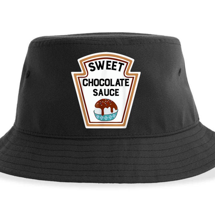 Group Condiments Halloween Costume Sweet Chocolate Sauce Sustainable Bucket Hat