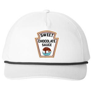 Group Condiments Halloween Costume Sweet Chocolate Sauce Snapback Five-Panel Rope Hat