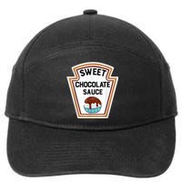 Group Condiments Halloween Costume Sweet Chocolate Sauce 7-Panel Snapback Hat