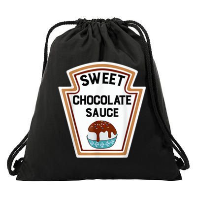 Group Condiments Halloween Costume Sweet Chocolate Sauce Drawstring Bag