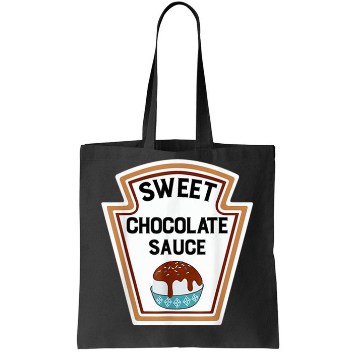 Group Condiments Halloween Costume Sweet Chocolate Sauce Tote Bag