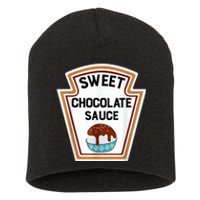 Group Condiments Halloween Costume Sweet Chocolate Sauce Short Acrylic Beanie