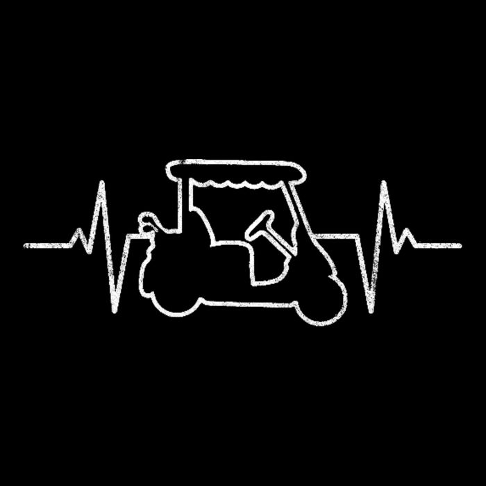 Golf Cart Heartbeat Cooling Performance Crew T-Shirt