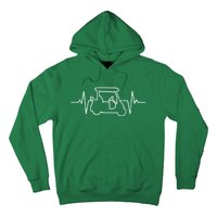 Golf Cart Heartbeat Hoodie